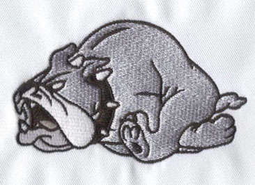 embroidery digitizing dog